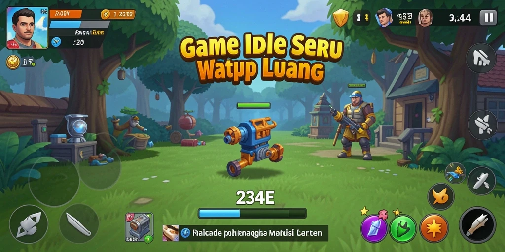 Gameplay menarik dan seru dalam 234E yang menunjukkan kemajuan pemain.