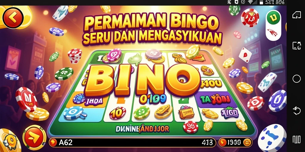 Tampilan gameplay seru dari permainan Bingo AA62.