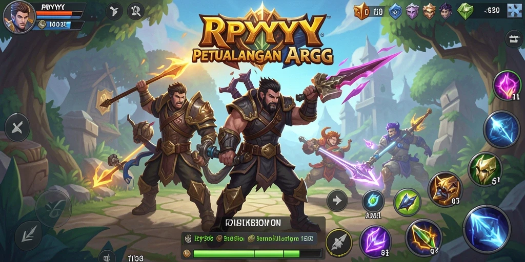 Tangkapan layar menunjukkan aksi gameplay ARPG yang mendebarkan.