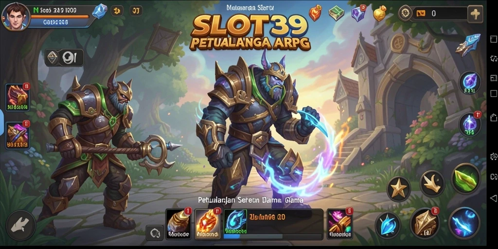 Menampilkan aksi mendebarkan dari gameplay ARPG SLOT39.